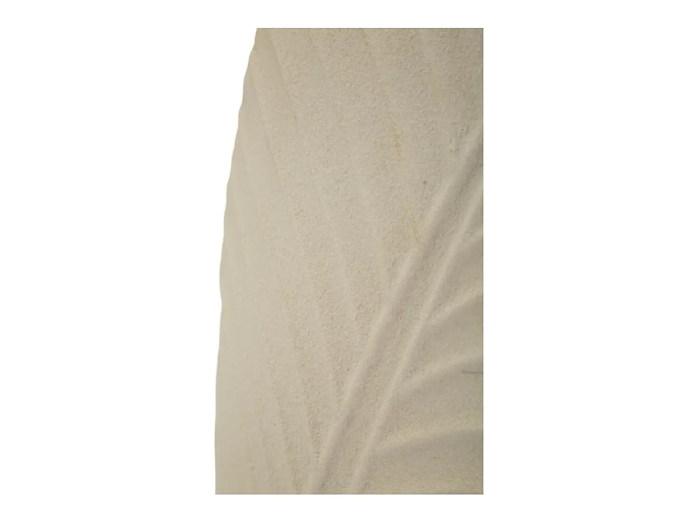 Jarrón de metal , 31 x 13 x 53,5 cm Beige Outlet