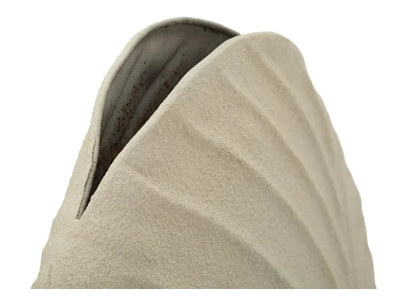 Jarrón de metal , 31 x 13 x 53,5 cm Beige Outlet