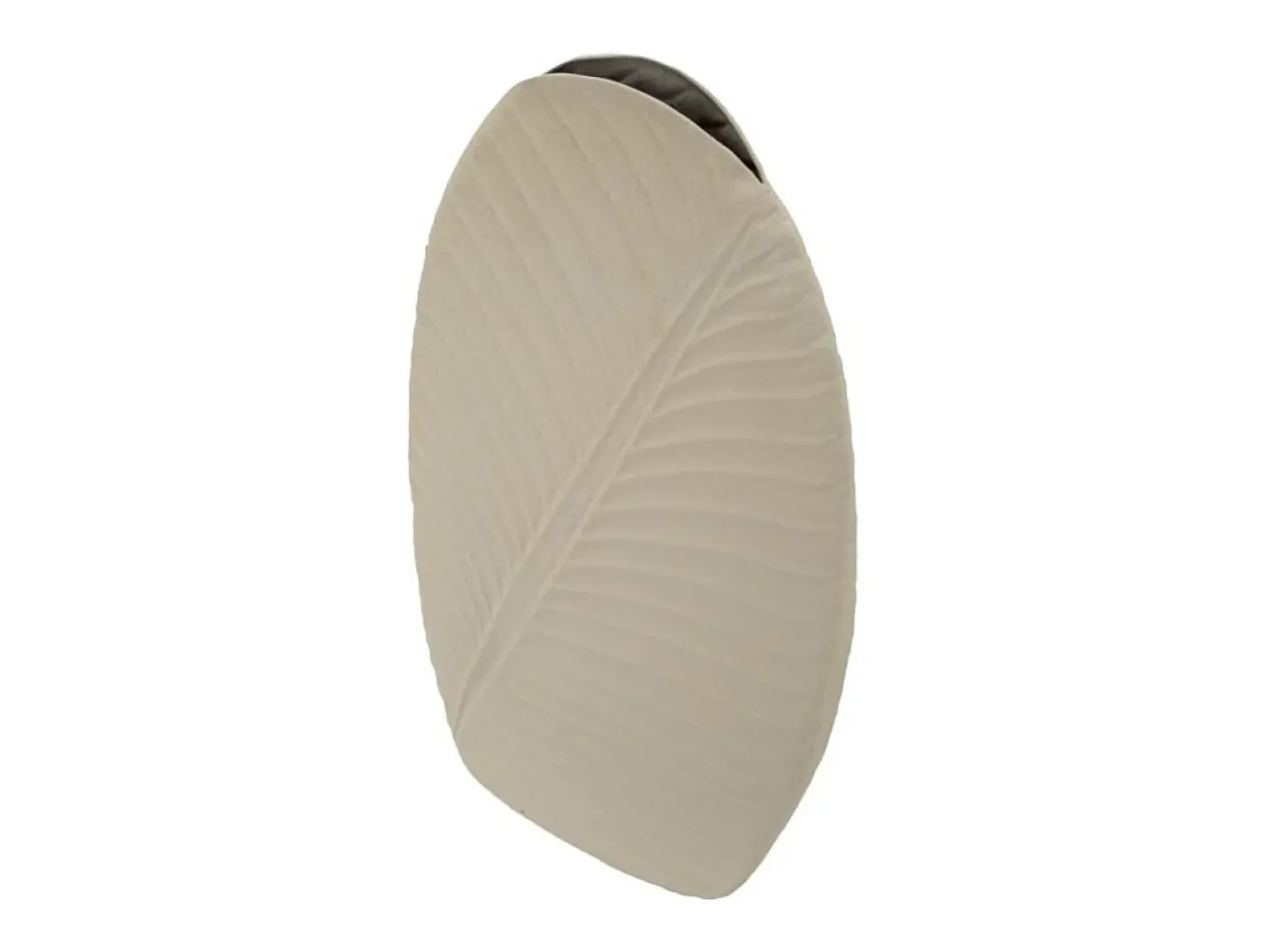 Jarrón de metal , 31 x 13 x 53,5 cm Beige Outlet