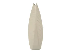 Jarrón de metal 41,5x14 cm Beige Hot