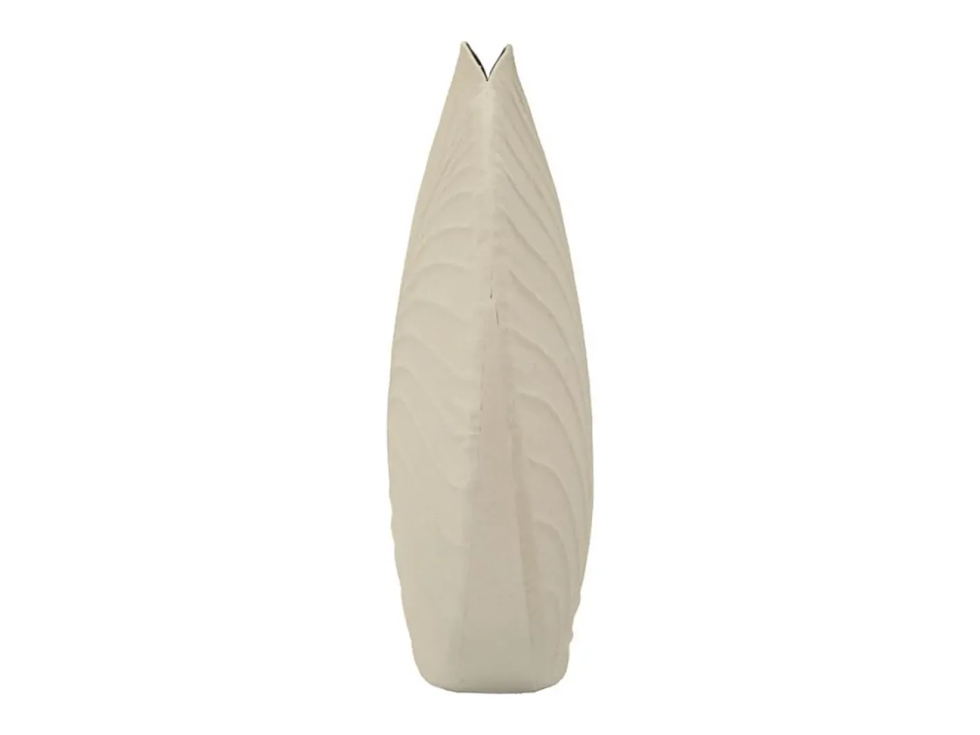 Jarrón de metal 41,5x14 cm Beige Hot