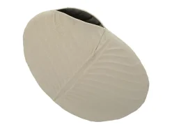 Jarrón-Jarrón de metal 32,5x13 cm Beige