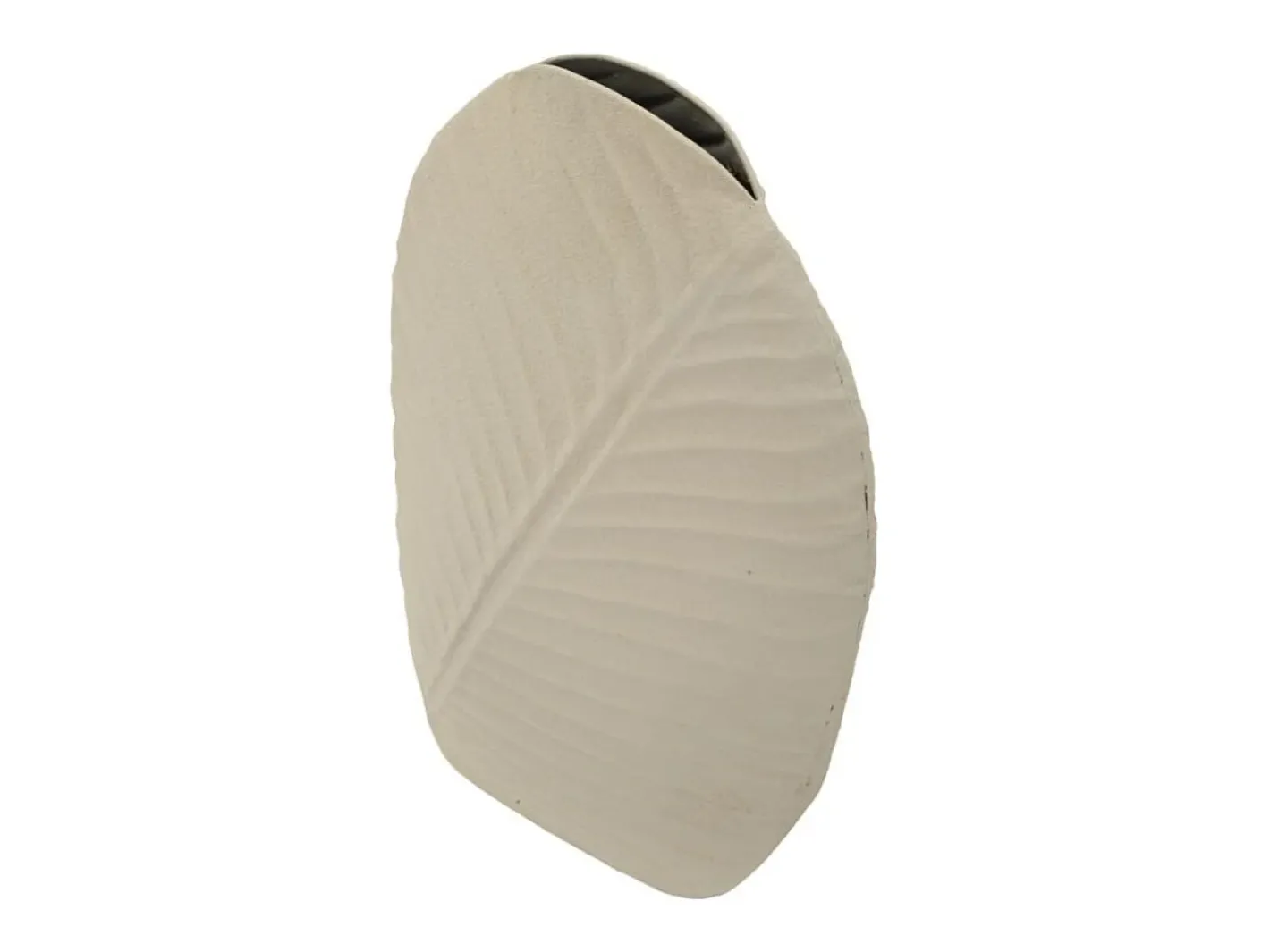 Jarrón de metal 26x11x41 cm Beige Sale