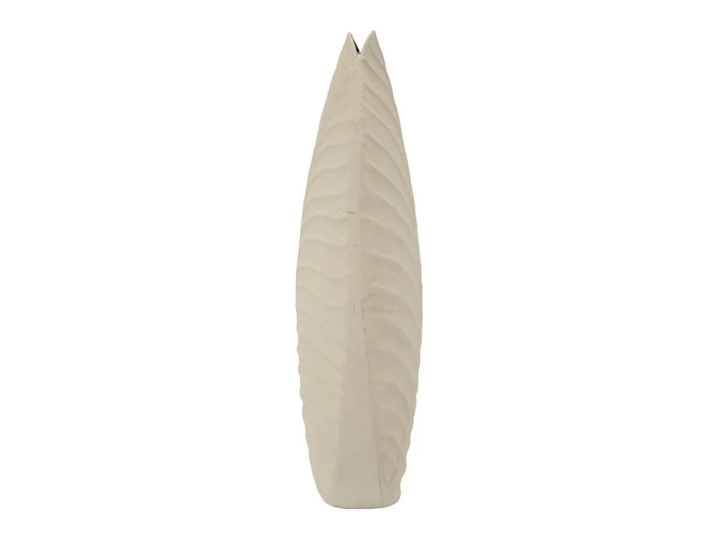 Jarrón de metal 26x11x41 cm Beige Sale