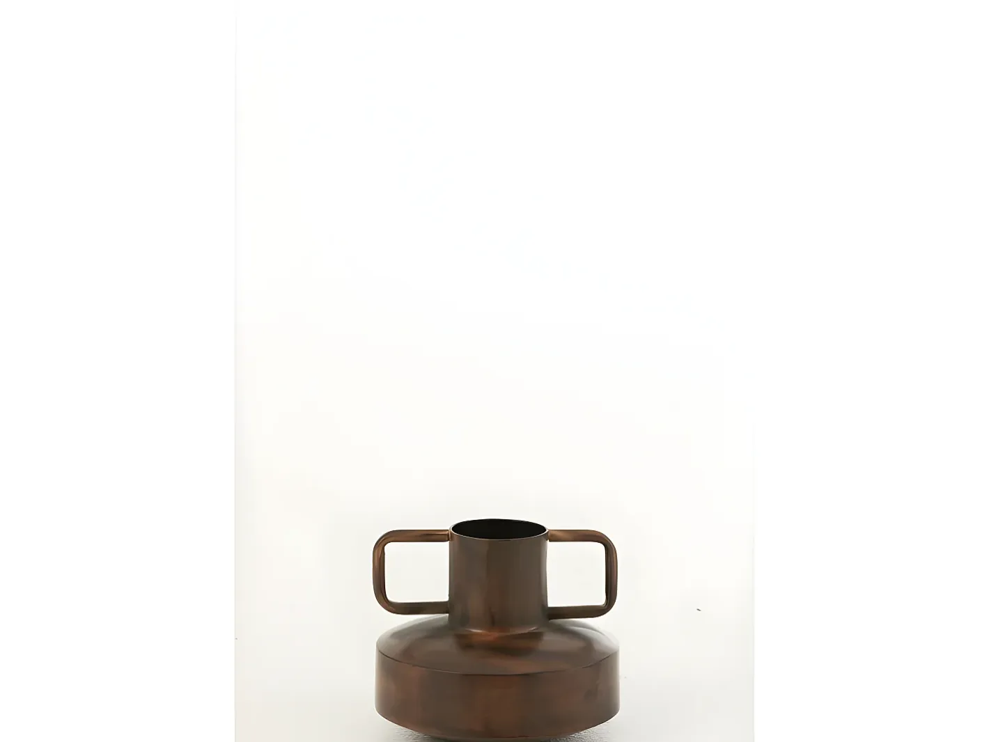 Sale J-Line Jarrón de metal de 18.5x18.5x15.5 cm Bronce