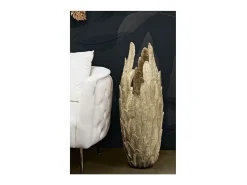Jarrón de plumas cm 34.5X34X91 Dorado