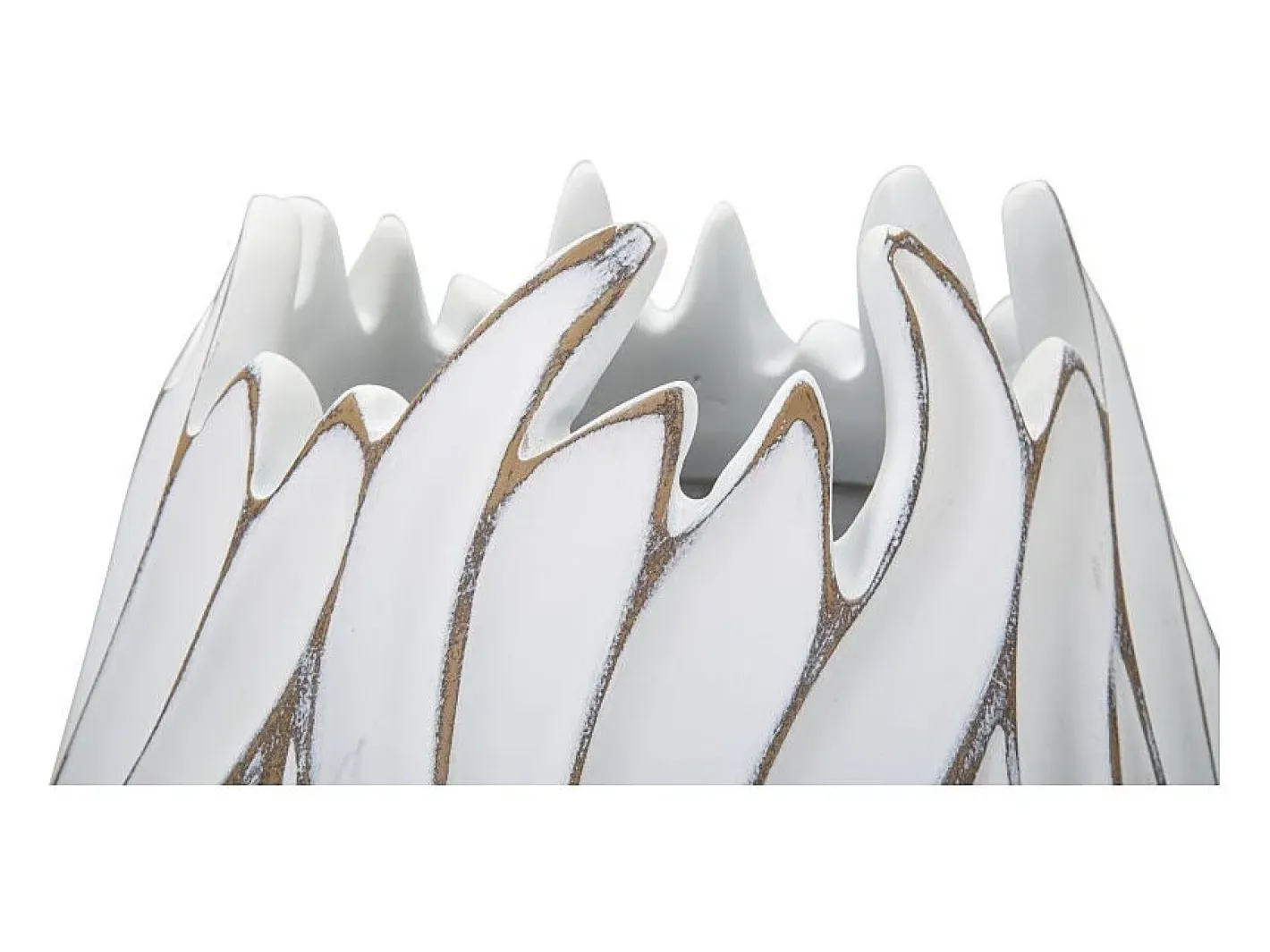 Sale Jarrón de resina 27x41,5 cm Blanco