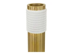 Jarrón de resina dorada 15,3x13x30,5 cm Dorado Online