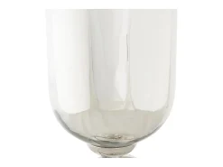 Item International Jarrón DKD Home Decor Champán Cristal Aluminio (15 x 15 x 56 cm) Beige Hot