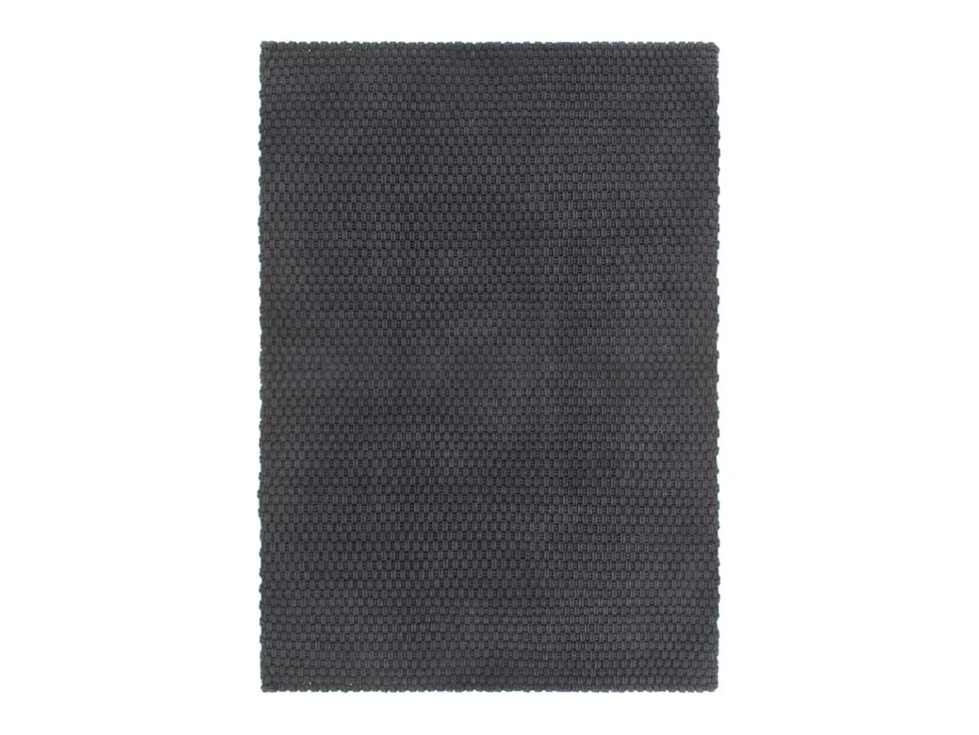 Garden Furniture Jochem Alfombra rectangular algodón antracita 160x230 cm Gris antracita New