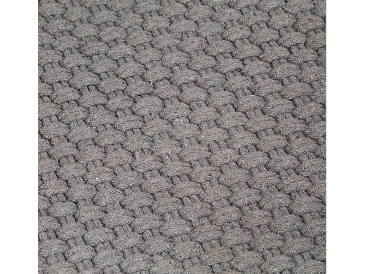 Garden Furniture Jochem Alfombra rectangular algodón 160x230 cm Gris Sale