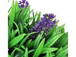 Planta Artificial-Juego de 2 bolas de boj artificial con lavanda 30 cm ES179248 Verde