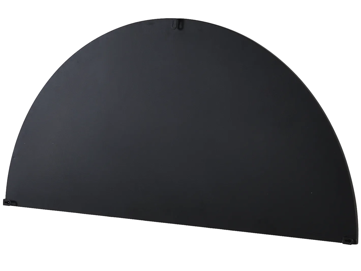 OZAIA Juego de 2 espejos semicirculares design de metal - Ancho 50 x Alt. 100 cm - - GAVRA Negro Best