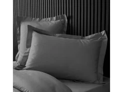 Sale Promo Linge Juego de 2 Fundas de Almohada Percale Rojas 50x70cm - Suaves y Sedosas Gris