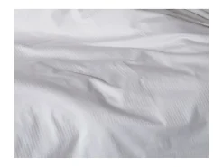 Blanc avenue Juego de 2 fundas de almohada satén de algodón rayas 94 hilos cm² Blanco Sale