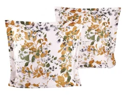 Blanc avenue Juego de 2 fundas de almohada satén de algodón "Vienna" Multicolor Hot
