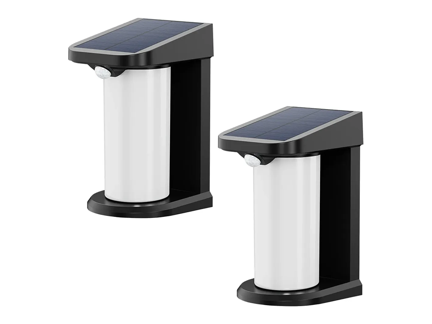 Sale Lumisky Juego de 2 luces de pared con sensor solar 100LM LUSTY Negro