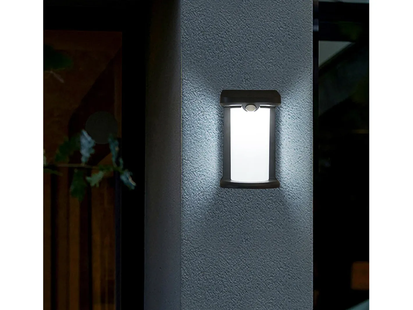 Sale Lumisky Juego de 2 luces de pared con sensor solar 100LM LUSTY Negro