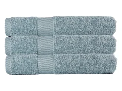Blanc avenue Ropa De Cama|Textil De Baño-Juego de 3 toallas de baño 70x130 cm 500gr/m² 100% algodón Verde