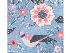 Today Ropa De Cama-Juego de cama - 240 x 220 cm - algodón con estampado floral Azul