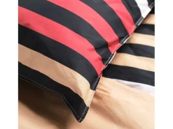Today Juego de cama - 240 x 220 cm - algodón estampado a rayas Rojo Sale