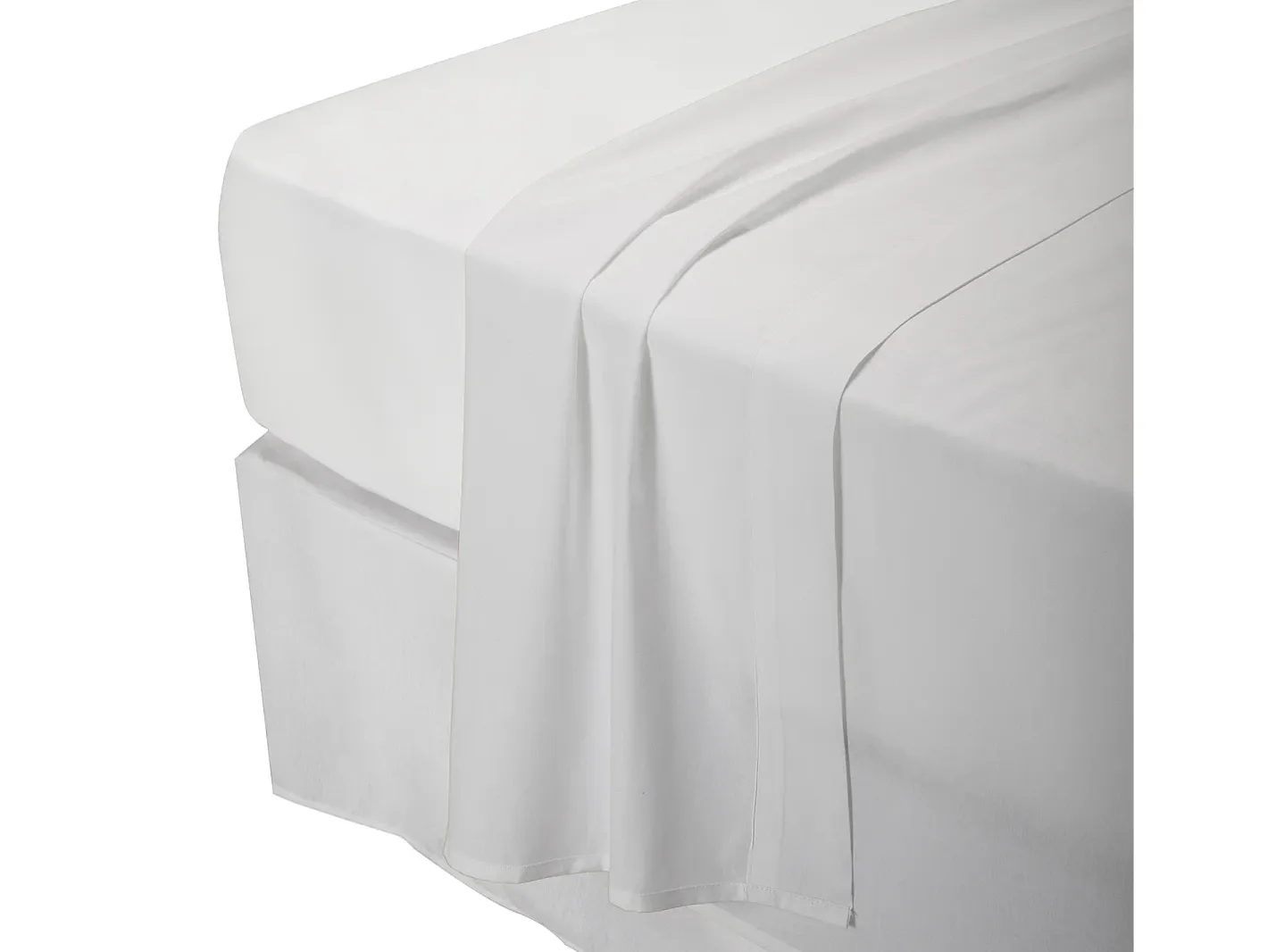 Best PIKOLIN Juego de cama 150 hilos 100% algodón Cama 80 Home Blanco