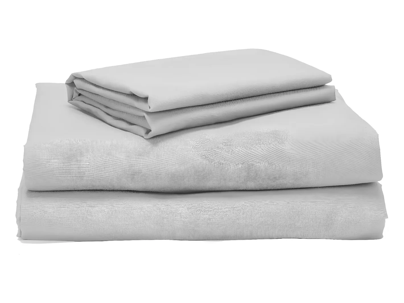 PIKOLIN Ropa De Cama-Juego de cama 200 hilos Percal algodón Cama 135/140 Gris
