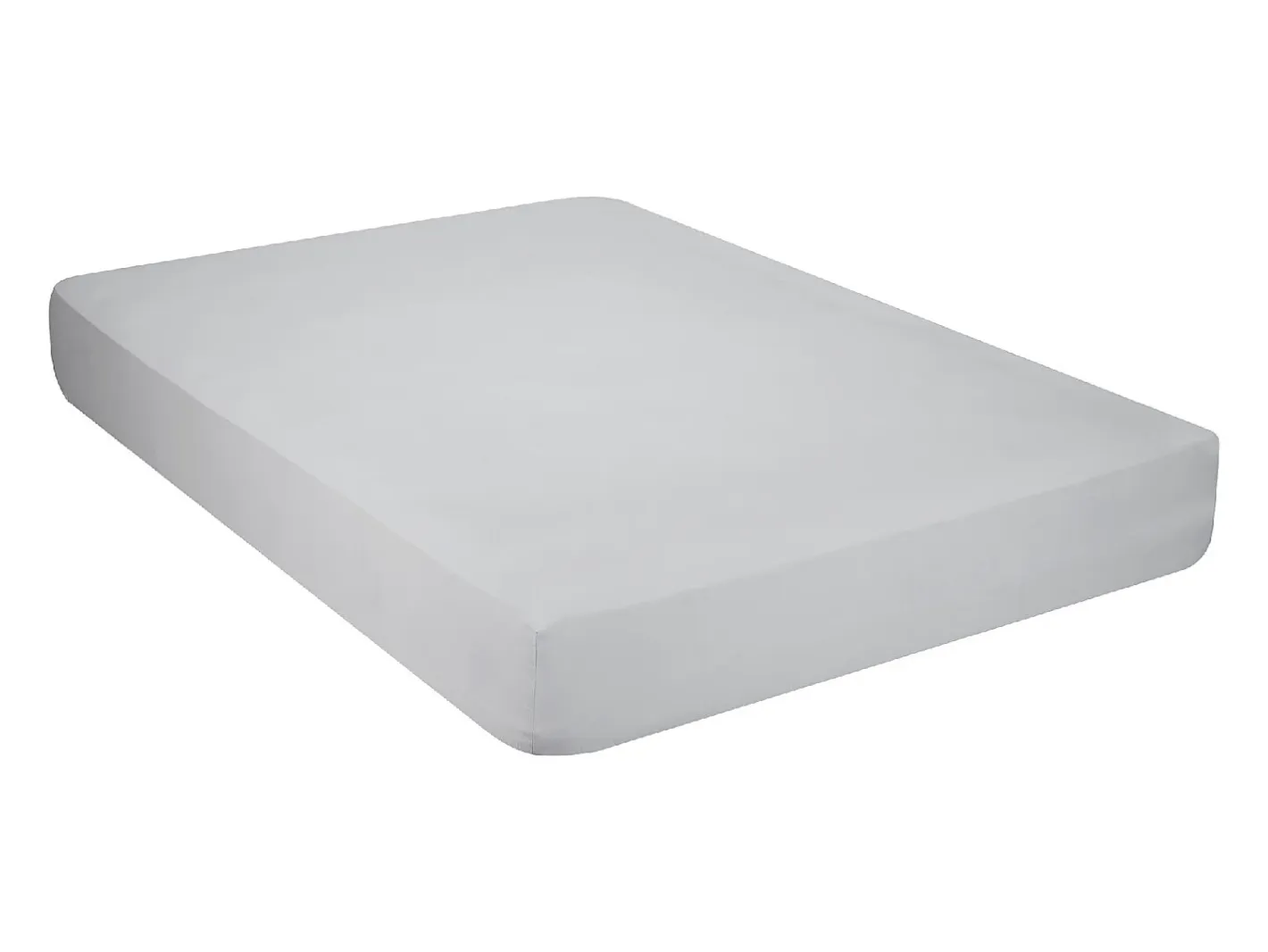 PIKOLIN Ropa De Cama-Juego de cama 200 hilos Percal algodón Cama 135/140 Gris