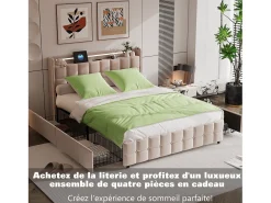Juego de cama de 3 piezas, incluye 2 fundas de almohada (80 x 80 cm), una sábana bajera (140 x 200 cm) y una funda nórdica (140 x 210 cm), , poliéster. Verde New