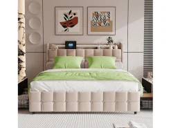 Juego de cama de 3 piezas, incluye 2 fundas de almohada (80 x 80 cm), una sábana bajera (140 x 200 cm) y una funda nórdica (140 x 210 cm), , poliéster. Verde New