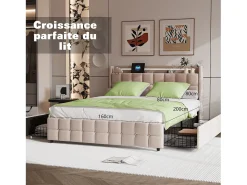 Ropa De Cama-Juego de cama de 3 piezas, incluye 2 fundas de almohada (80 x 80 cm), 1 sábana bajera (160 x 200 cm) + 1 funda nórdica (155 x 220 cm), , poliéster Verde