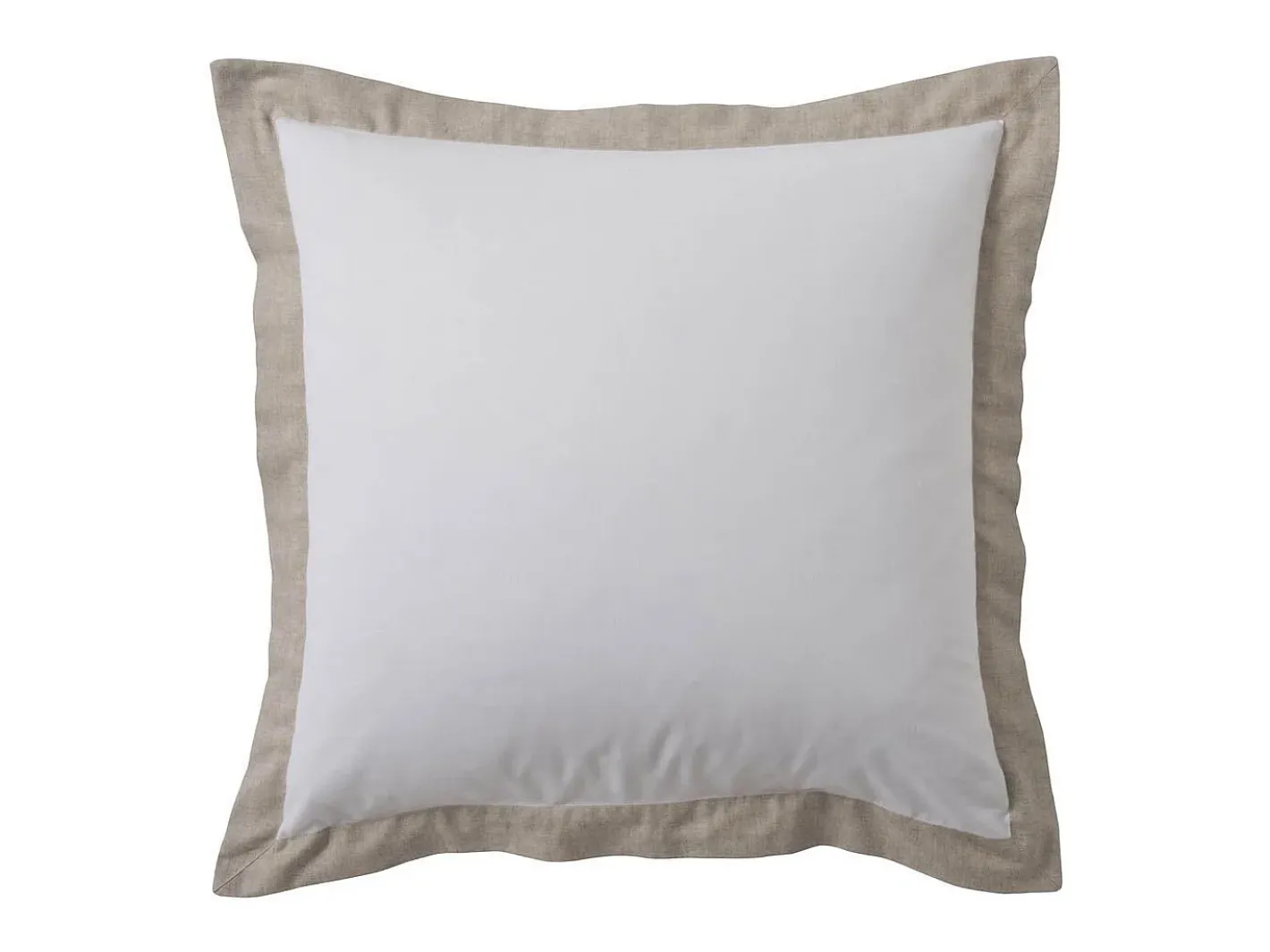 Douceur d'intérieur Juego de cama de 3 piezas de algodón y lino 240 x 220 cm Blanco Best