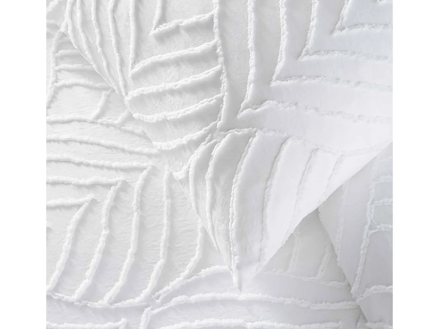 Douceur d'intérieur Ropa De Cama-Juego de cama de 3 piezas con acolchado 240 x 220 cm Blanco