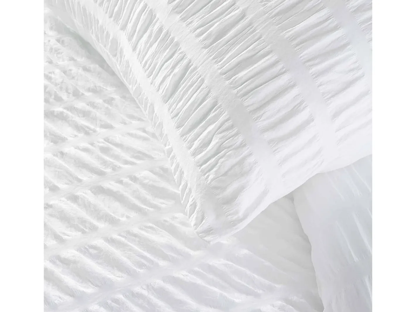 Douceur d'intérieur Ropa De Cama-Juego de cama de 3 piezas de microfibra 240 x 220 cm Blanco