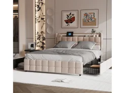 Juego de cama de 3 piezas, funda de almohada*2 (80x80), sábana ajustable (140x200) + funda nórdica (140x210), oscuro + claro, poliéster Gris
