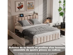 Juego de cama de 3 piezas, funda de almohada*2 (80x80), sábana ajustable (140x200) + funda nórdica (140x210), oscuro + claro, poliéster Gris