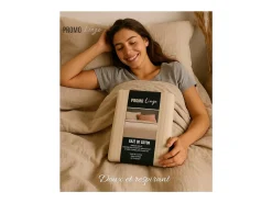 Promo Linge Ropa De Cama-Juego de cama de gasa de algodón 240 x 260 cm Terracota
