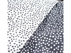 Today Ropa De Cama-Juego de cama funda nórdica 140 x 200 + 1 funda de almohada 63 x 63 Negro / Blanco