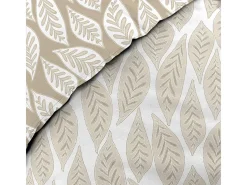 Discount Douceur d'intérieur Juego de cama reversible 240 x 220 cm Beige