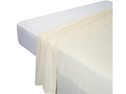 PIKOLIN Juego de cama 80x190cm | HOME | Algodón | 4 piezas | Natural Beige Clearance