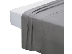 PIKOLIN Juego de cama 90x190cm| HOME| 100% Algodón| 4 piezas| Gris Outlet