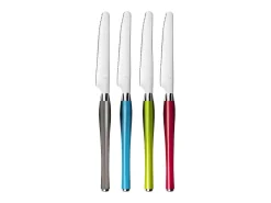Juego de Cubiertos Purity 24 Piezas con Cesta de Acero Inoxidable Rojo Clearance