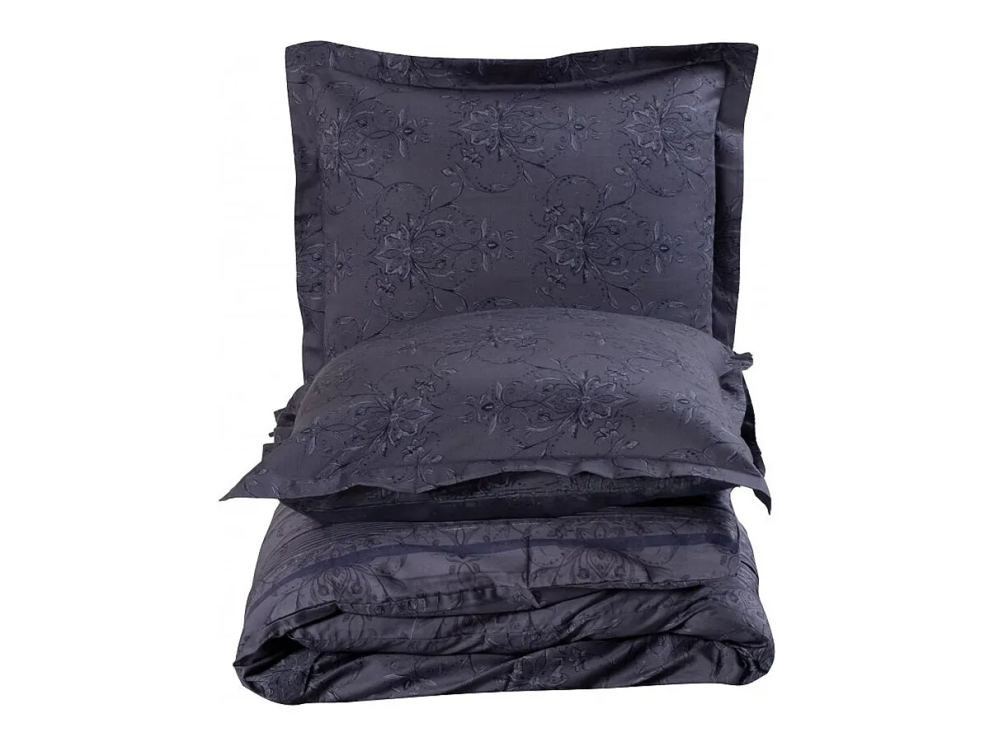 Blanc avenue Juego de funda de edredón + funda de almohada satén de algodón "Melori" Azul Online