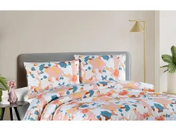Blanc avenue Ropa De Cama-Juego de funda de edredón 200x200 cm+ 2 FA 65x65 cm 100% algodón Multicolor