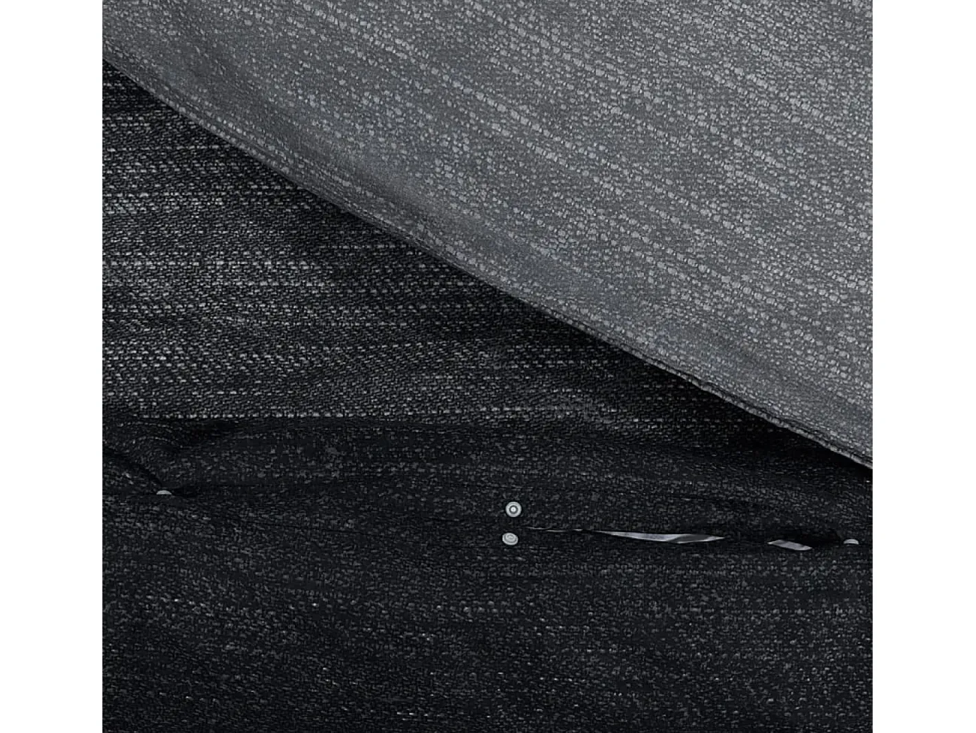 Juego de funda nórdica algodón oscuro 260x220 cm ES516684 Gris New