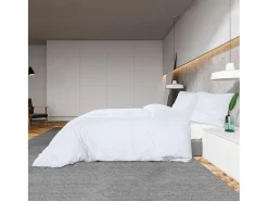Ropa De Cama-Juego de funda nórdica algodón 135x200 cm ES899169 Blanco