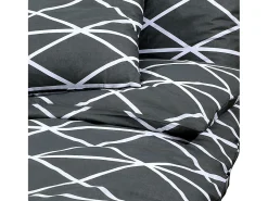 Juego de funda nórdica algodón 200x200 cm ES157372 Gris Clearance