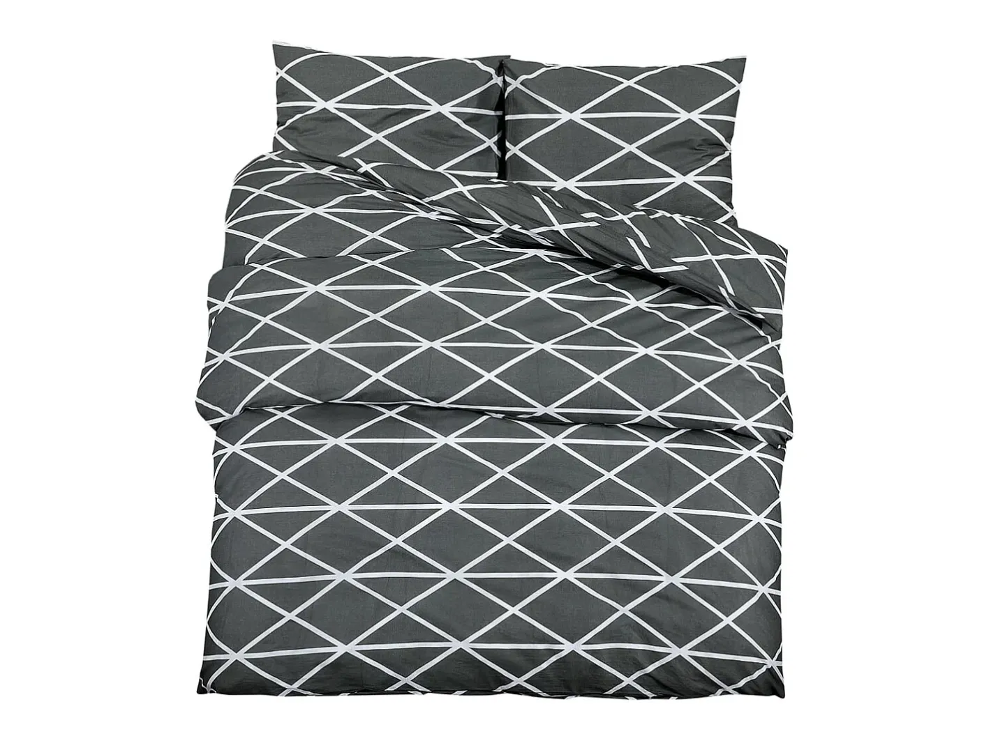 Discount Juego de funda nórdica algodón 220x240 cm ES183315 Gris