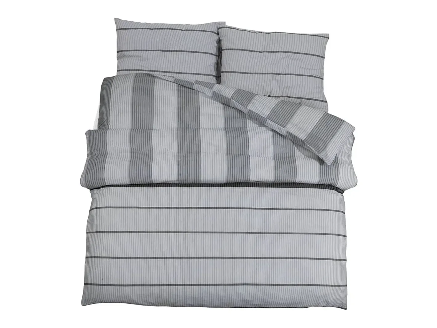 Ropa De Cama-Juego de funda nórdica algodón 200x200 cm ES838675 Gris