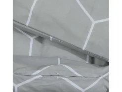Ropa De Cama-Juego de funda nórdica algodón 260x240 cm ES278644 Gris